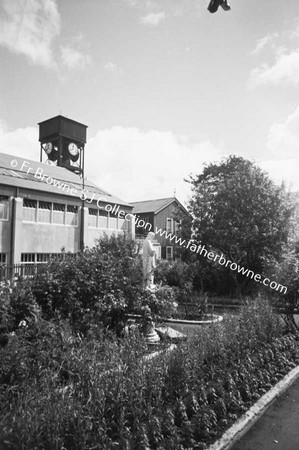 CLOCK TOWER FROM GARDEN